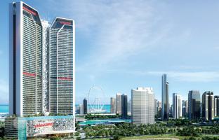 New Dimondz Residence with rich infrastructure close to Palm Jumeirah, JLT, Dubai, UAE for From $515,000