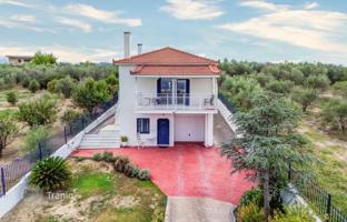 Two-storey villa with a garden, a parking, a sea view in Peloponnese, Greece for 295,000 €