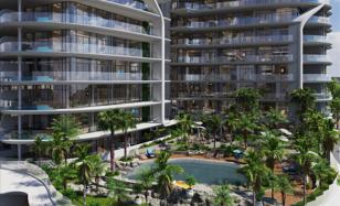 New project Parkside Boulevard with swimming pools, a garden and a wellness club, Arjan — Dubailand, Dubai, UAE for From $195,000