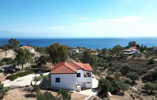 Two-storey villa with a large plot and sea views in Peloponnese, Greece for 300,000 €