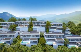 New complex of furnished villas with swimming pools and panoramic views, Samui, Thailand for From $552,000
