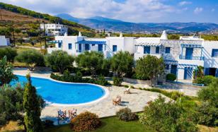 Residential complex with a swimming pool and gardens at 50 meters from the sea, Paros, Greece for From 270,000 €