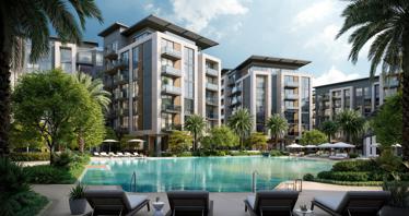 Prestigious new development Belgravia Gardens with a wide range of services in Dubailand area, UAE