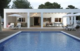 Single furnished villa with a pool, a garden, a parking, and an open terrace, Es Cubells, Spain for 9,500 € per week