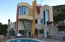 Cosy villa with a terrace, a pool, sea views and a large plot, Elounda, Crete, Greece for 1,100,000 €