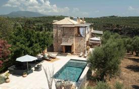 Three -level villa in a traditional style with a pool on Peloponnes, Greece for 780,000 €