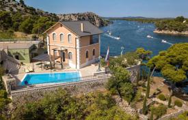 Furnished villa with a garden, a guest house and a panoramic view, 20 meters from the sea, Šibenik, Croatia for 3,800,000 €