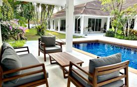 Modern turnkey villa with a swimming pool and a parking in Maenam, Samui, Thailand for $495,000