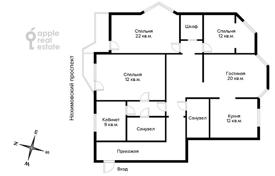 5-bedrooms apartment 140 m² in district Cheryomushki, Russia for 53,000 ₽ per week
