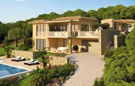 New villa with a pool, a garden and a garage on the Gulf of Saint-Tropez, France. Price on request