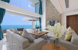 Spacious furnished villa with a swimming pool and a panoramic sea view close to the beach, Samui, Thailand for $805,000