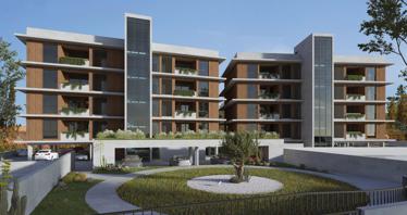 Modern residence with a parking in a green area, Nicosia, Cyprus