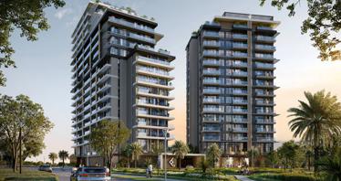 New Hillgate Residence with swimming pools and kids' playgrounds, Dubai Silicon Oasis, UAE