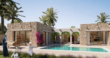 Large residence with a golf course, a marina and a beach club on the outskirts of Muscat, Oman