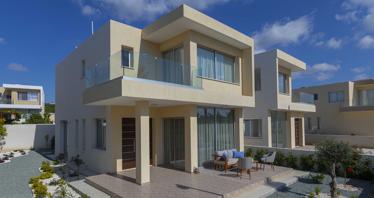 Villas with a panoramic view close to a beach and a golf course, Paphos, Cyprus