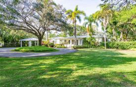 Spacious villa with a garden, a backyard, a pool, a relaxation area and parking, Miami, USA for $1,998,000