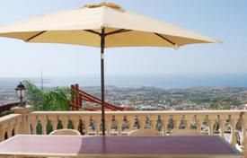 The villa is located on the panoramic hillside of Pegeia (Peyia) village heights, facing the magnificent coastline, graselands and for 4,700 € per week