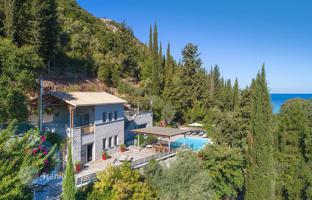 Two-storey villa with a pool and a garden just steps from the sea, Lefkada, Peloponnese, Greece for 1,250,000 €