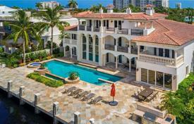 Spacious villa with a backyard, a pool and terraces, Fort Lauderdale, USA for $5,995,000