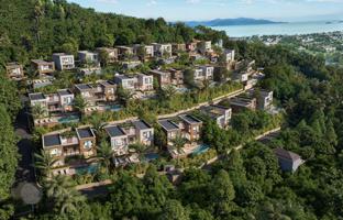 New villas with pools and sea views in Bophut, Koh Samui, Thailand for From $462,000