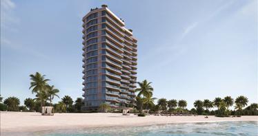 New residence with a swimming pool and a private beach, Ra Al Khaimah, UAE