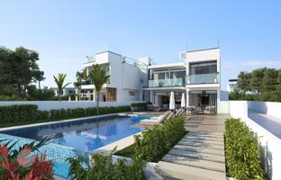 Complex of villas with swimming pools and roof-top gardens, 40 meters from the beach, Ayia Napa, Cyprus for From 2,884,000 €