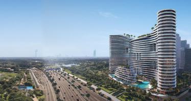 New Aquarise Residence with a swimming pool, co-working spaces and panoramic views close to Dubai Canal and Downtown Dubai, Business Bay
