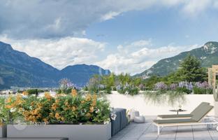 Magnificent new penthouse with a large rooftop terrace and a parking in Trento, Italy. Price on request