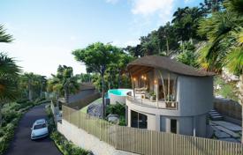 New two-level villa with a pool, a garage and a sea view, Bo Phut, Samui, Surat Thani, Thailand for $409,000