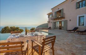 Two-storey villa with a unique view of the Aegean Sea in the Peloponnese, Greece for 5,700 € per week