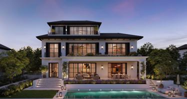 3 new villas in residential complex Hudayriyat Golf Estates in Abu Dhabi