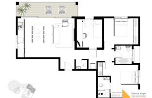 4-bedroom apartment 105 m² in Tel Aviv for $2,035,000