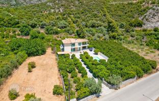 Furnished two-storey villa with a pool and a garden in Epidaurus, Peloponnese, Greece for 500,000 €