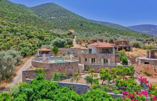 Two-storey stone villa with a pool and mountain views in Epidaurus, Peloponnese, Greece for 670,000 €