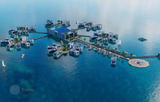 New unique compex of villas, surrounded by the ocean, Kempinski Floating Palace (Neptune), Jumeirah, Dubai, UAE for From $12,524,000