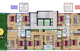 2-bedroom apartment 100 m² in Payallar for 11,977,000 TRY