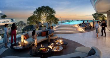 Luxury penthouses in La Mazzoni residential complex, Jazirat Al Marjan, Ras Al Khaimah, UAE