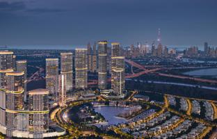 Residential tower Skyvue Spectrain Sobha Hartland 2 area, Dubai, UAE for From $541,000