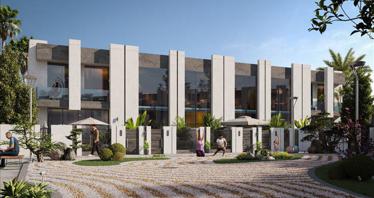 Bianca Townhouses — luxury residence by Reportage Properties with swimming pools and green areas in Dubailand