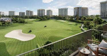 New Golf Dale Residence with a golf course, swimming pools, and a clubhouse, Emaar South, Dubai, UAE
