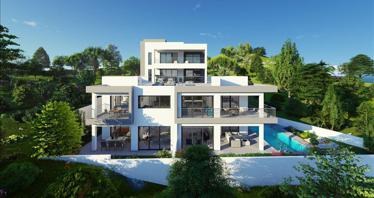 Sea view residence in a quiet area, Mesa Chorio, Paphos, Cyprus
