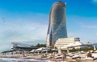 Studio apartment in new building 41 m² in Batumi for $105,000