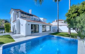 Stylish three-level villa with a pool and a garden in Nueva Andalucia, Malaga, Spain for 3,750 € per week