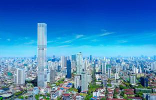 New high-rise complex of furnished apartments with swimming pools, a spa and panoramic views, Phnom Penh, Cambodia for From $308,000
