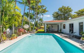 Comfortable villa with a garden, a backyard, a pool and a relaxation area, Miami Beach, USA for 1,664,000 €