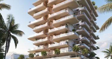 Furnished apartments in the elite residential complex Sunset Bay Two in the Dubai Islands area, UAE