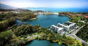 New beautiful residence on the shore of the lagoon, Phuket, Thailand