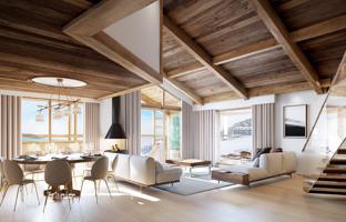 3-bedroom apartment in new building 82 m² in Huez for 1,195,000 €