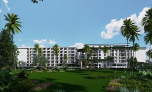 New residence with swimming pools and restaurants close to beaches, Kamala, Phuket, Thailand for From $185,000