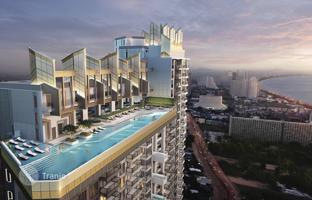 New high-rise premium residential complex at 500 meters from Jomtien Beach, Pattaya, Thailand for From $119,000